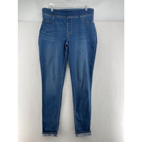 Old Navy Women's Jeggings Rockstar Mid-Rise Size 16 Tall Stretchy - Picture 1 of 9